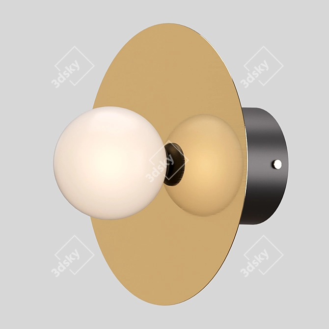 Scandi Wall Light: Budget Friendly 3D model image 3