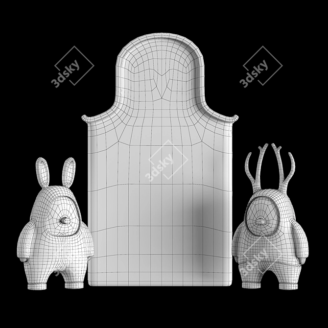 Clay Play: Decorative Room Toys 3D model image 4