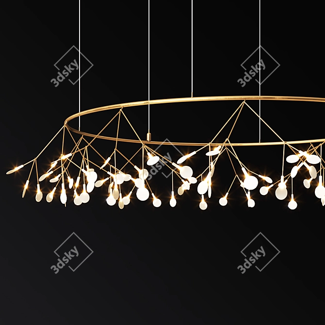 Heracleum Big Pendant Light 3D model image 4