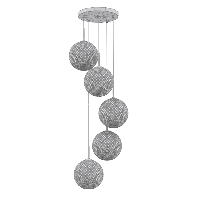 Cascade Pendant Light: FINNAR 3D model image 2