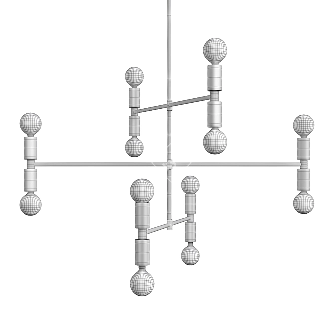 Atomium Light: Futuristic Illumination 3D model image 2