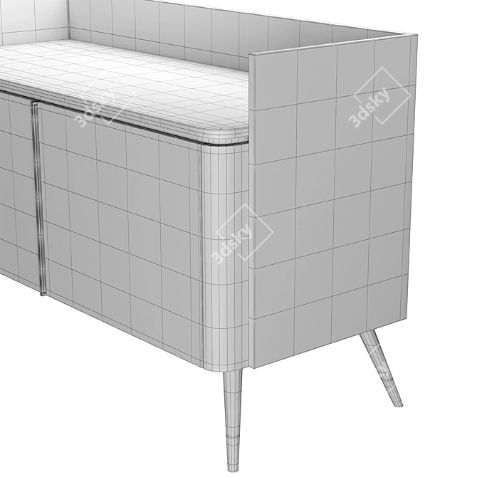 Luxury Cabinet: SM Lliving Couture Fabrice 3D model image 5