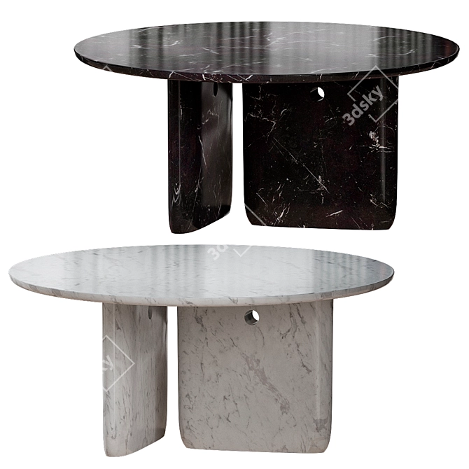 Modern Tobi-Ishi B&B Italia 3D model image 1