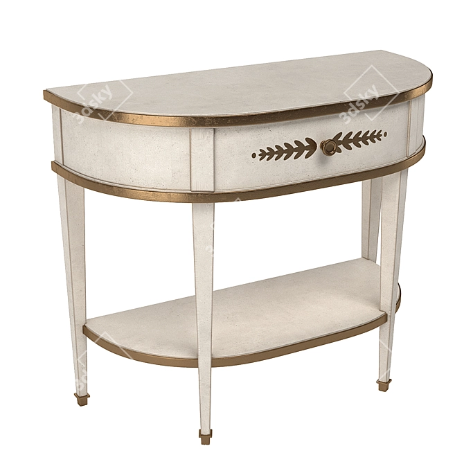 Sleek Salda 8489 Console 3D model image 1