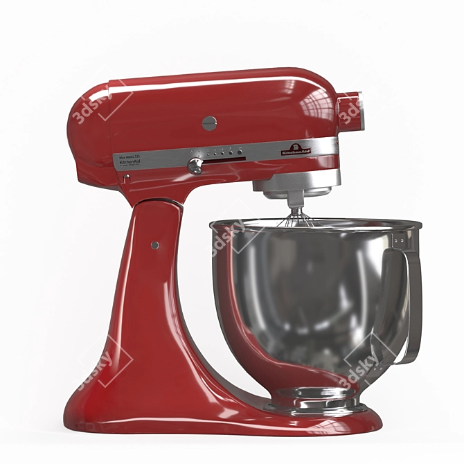 Versatile KitchenAid Mixer: Powerful, Efficient, and Stylish 3D model image 1