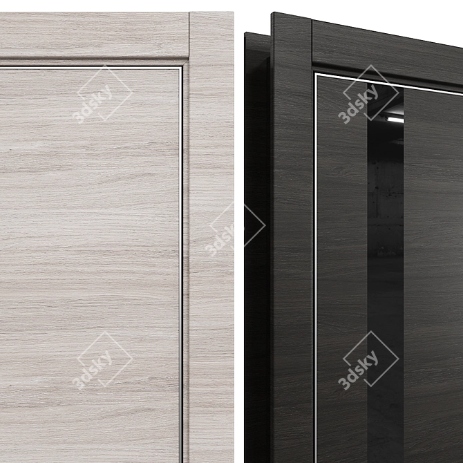 Profil Doors 6Z Interior Door 3D model image 2