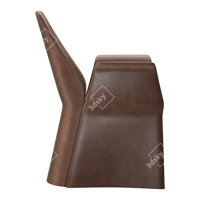 Elegant Draenert Grace Chair 3D model image 3