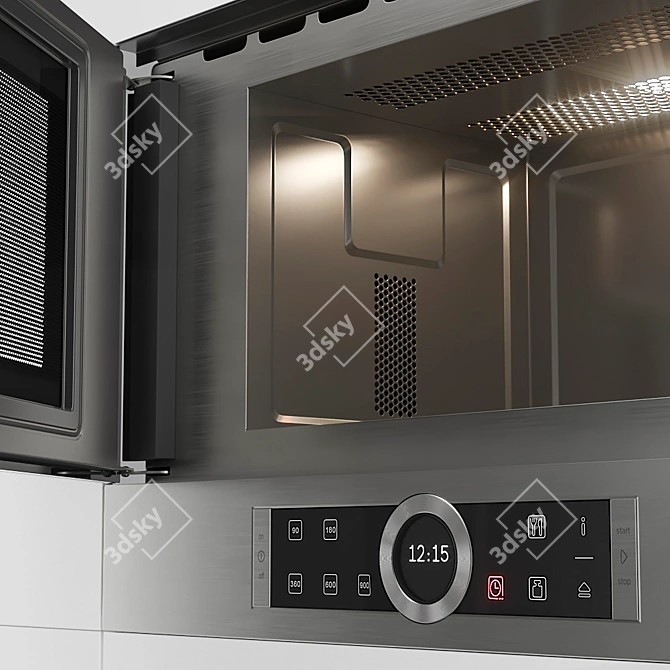 Bosch Serie 8: Perfectly Designed Built-in Appliances 3D model image 4