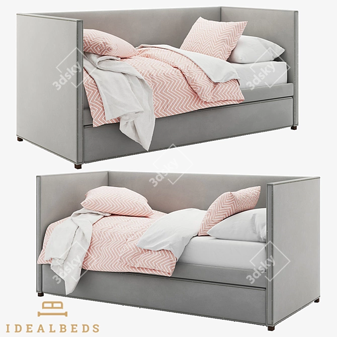 Thalia Daybed: Stylish and Comfortable 3D model image 1