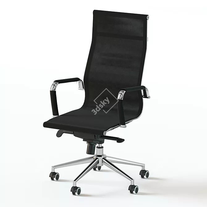 ErgoComfort Office Chair RT-01Q 3D model image 2