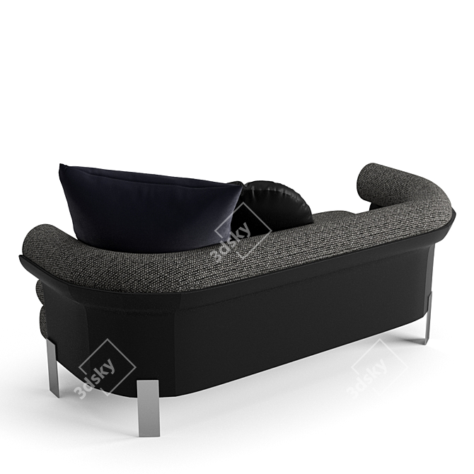 Elegant Minotti Mattia Lounge Sofa 3D model image 3