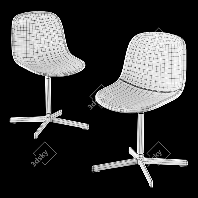 HAY Neu 10 Chair & Upholstery 3D model image 5