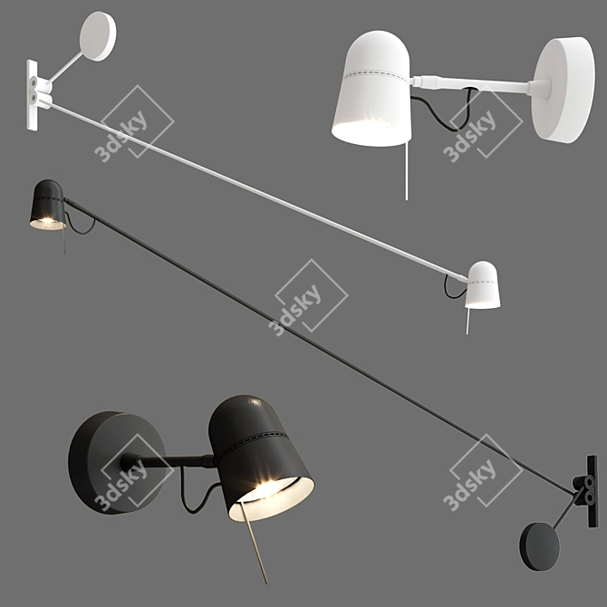 Smart Balance Wall Lamp Collection 3D model image 1