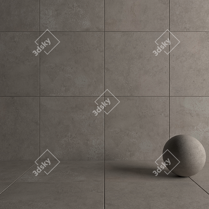  Flaviker Hyper Gray Wall Tile 3D model image 4