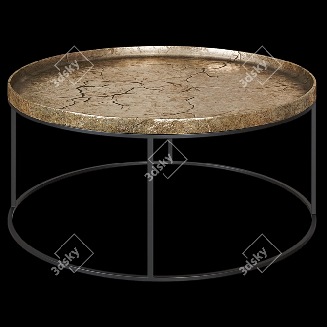 Modern Rustic: NORTHLAND Coffee Table 3D model image 2