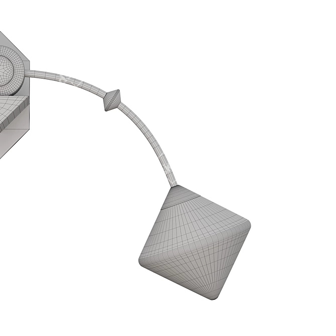 Elegant Themis 27 Sconce by BecBrittain 3D model image 3