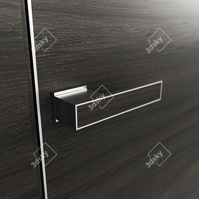 Profil Doors 3Z Interior Door - Lotus Handle 3D model image 3