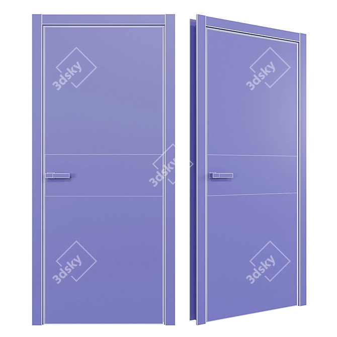 Profil Doors 4Z Interior Door - Lotus Handle 3D model image 4