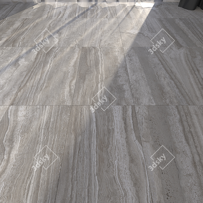 Navona Gray Vein Floor Tile - 30x60 cm 3D model image 1