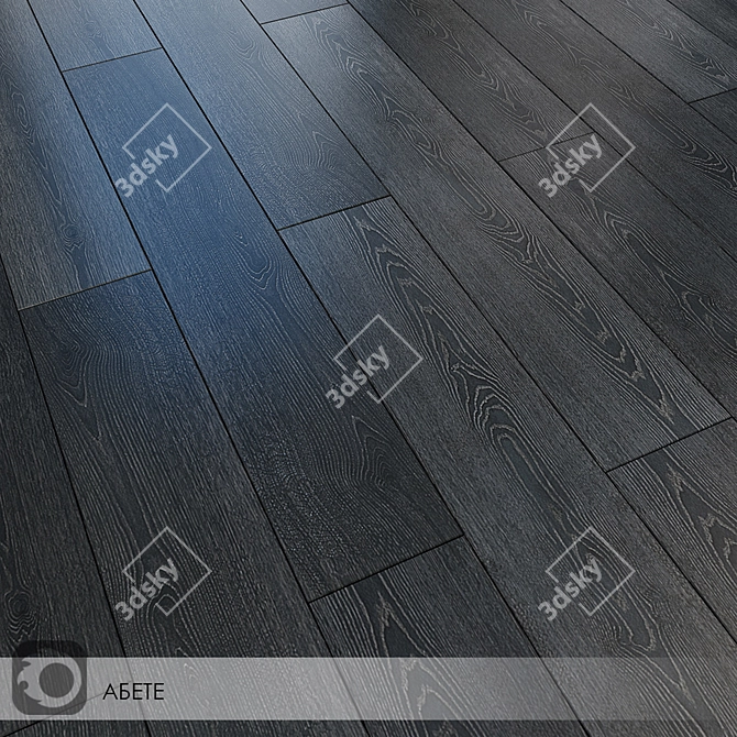 Milano Abete Grey Ceramic Floor Tiles 3D model image 4