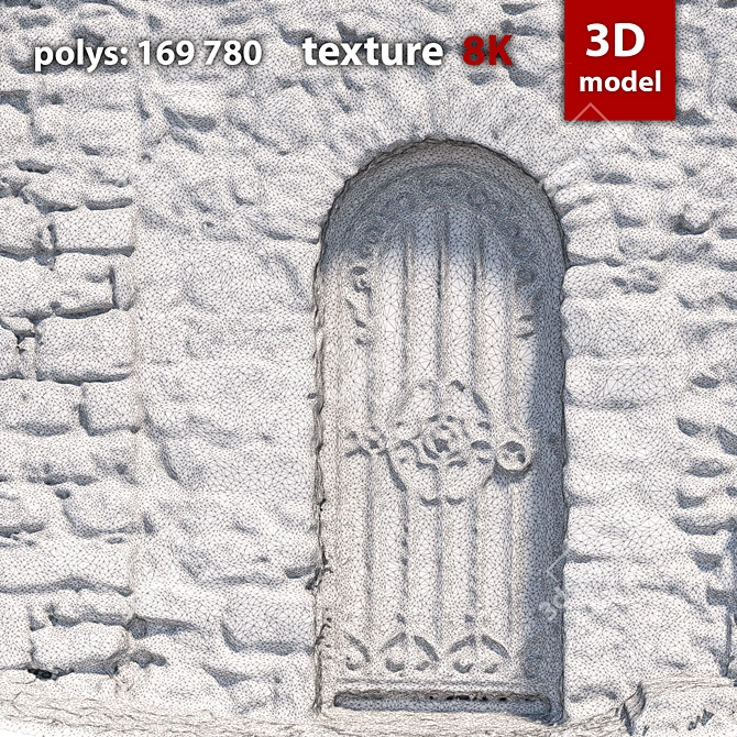 High-Resolution Door Model 3D model image 4