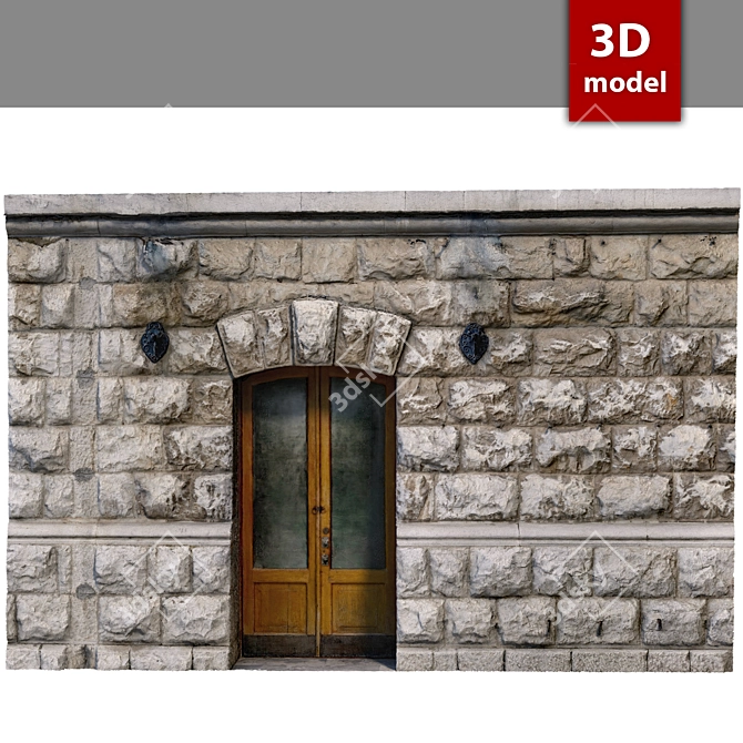 High Resolution 3D Facade 3D model image 1