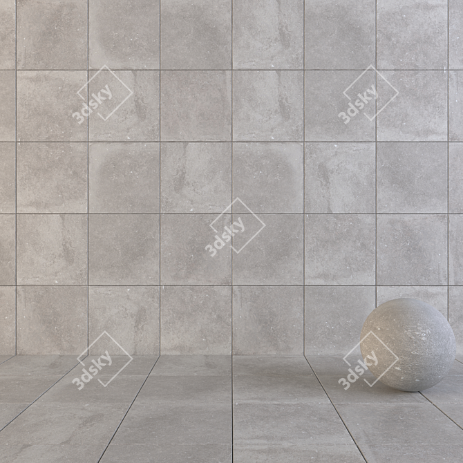 Flaviker Ash Collection: Nordik Stone 3D model image 1