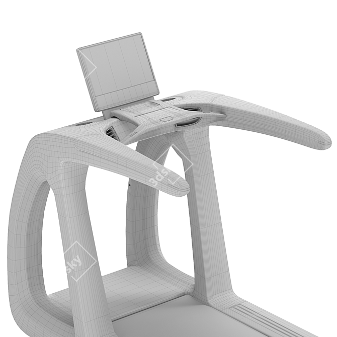 AnyFit Al-5R Electric Treadmill 3D model image 5
