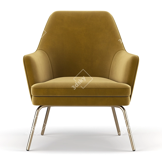 Habitat Celine Accent Chair - Stylish and Comfortable 3D model image 3