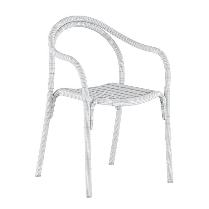 Soul Outdoor Chair: Stylish & Durable 3D model image 7