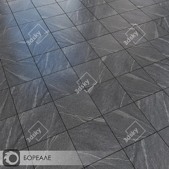Boreale Ceramic Floor Tiles 30x30 3D model image 3