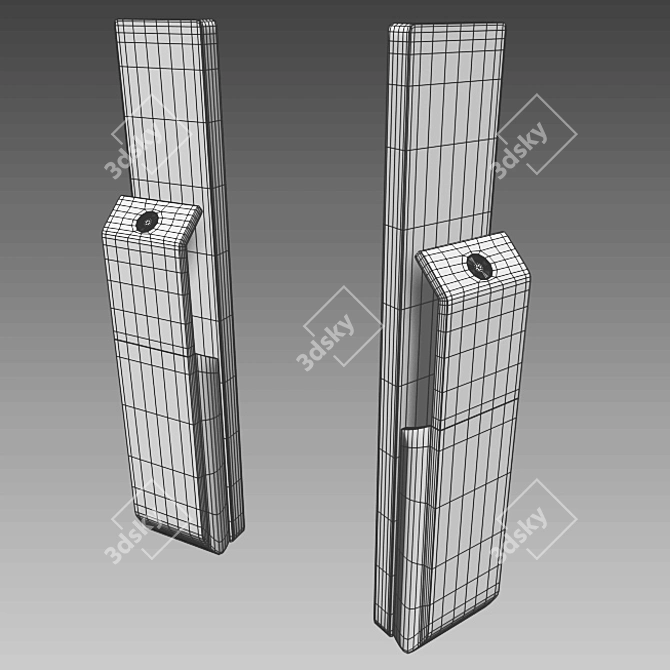 SecureTech Electronic Lock 3D model image 2