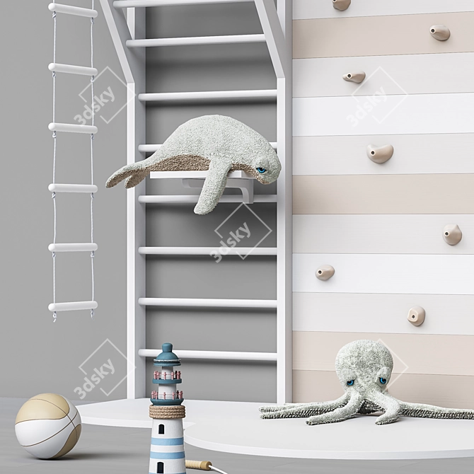 Kids Sports & Furniture Combo 3D model image 4