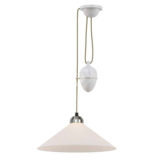 Cobb Pendant: Adjustable Elegance 3D model image 1