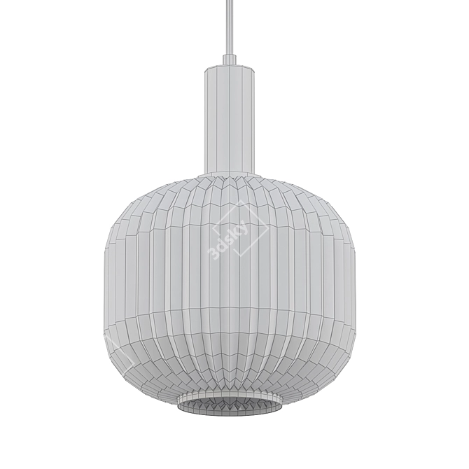 Ferm Living Chinese Lantern Black 3D model image 2