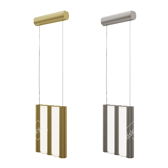 Gamma L 5 Pendant Suspension 3D model image 2