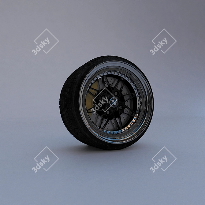 Title: High-Quality BMW M4 3D Model 3D model image 7