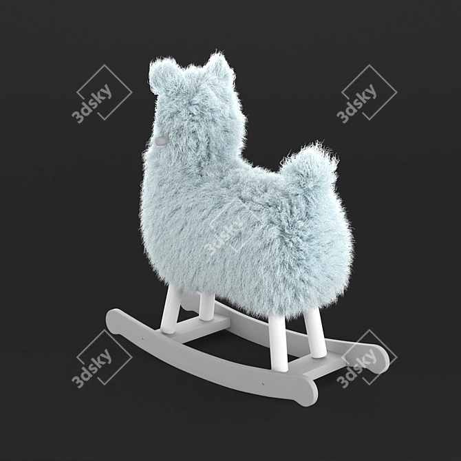 Playful Rocking Llama: Rio 3D model image 3