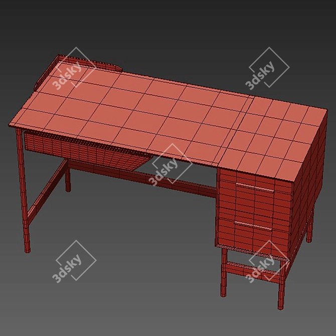 Elegant Workstation: Modern Office Table 3D model image 3