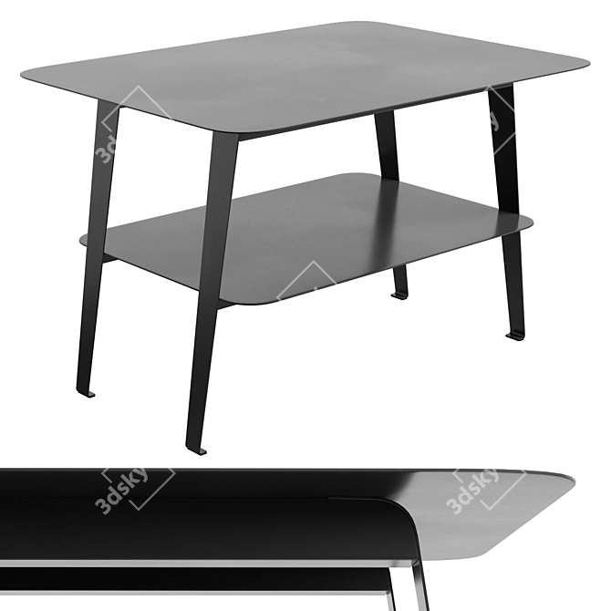 Trendy Hibe Coffee Table 3D model image 1