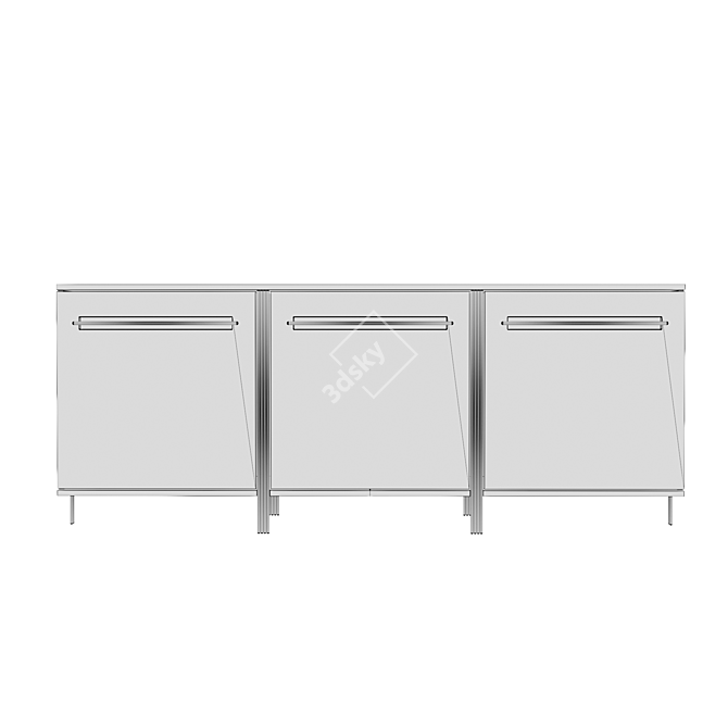 Elegant Versaga Sideboard - Stylish Storage Solution 3D model image 3