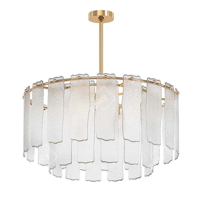 Elegance in Light: Mugler Chandelier 3D model image 1
