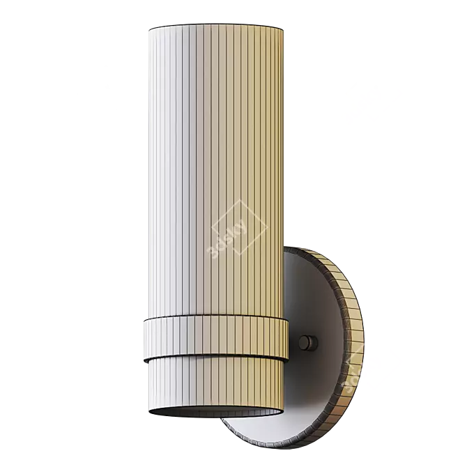 Milano Wall Light: Elegant Illumination 3D model image 4