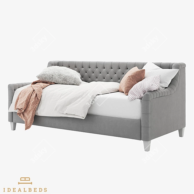 Stylish Devyn Daybed 3D model image 2