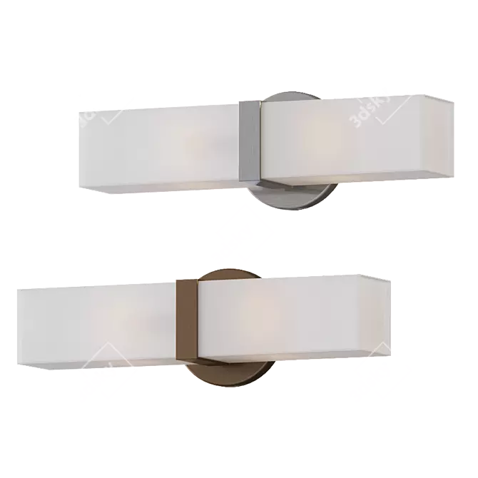 Minimalist Elegance: Bratto Sconce 3D model image 3