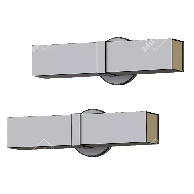Minimalist Elegance: Bratto Sconce 3D model image 4