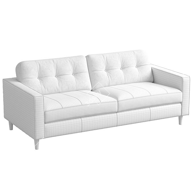 Bergen Three Seater Sofa: Modern and Stylish 3D model image 4