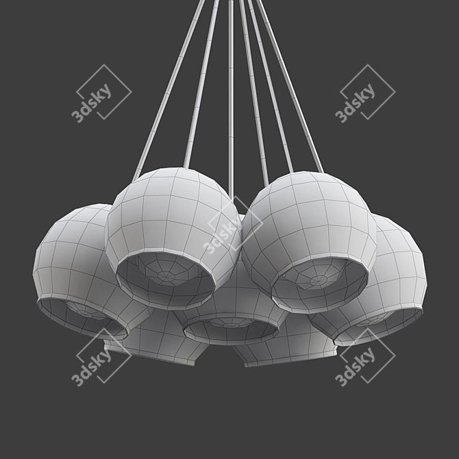 Elegant LED Design Lamp 3D model image 2