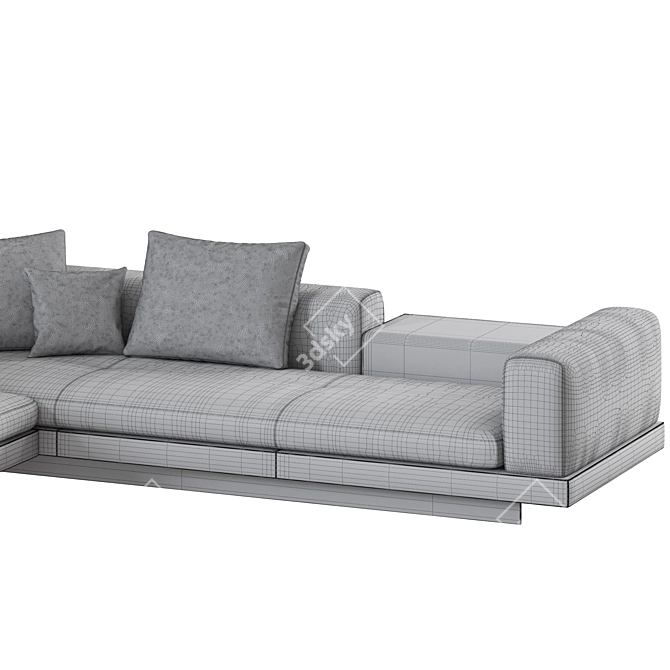 Title: Elegant Minotti CONNERY Sofa Set 3D model image 4