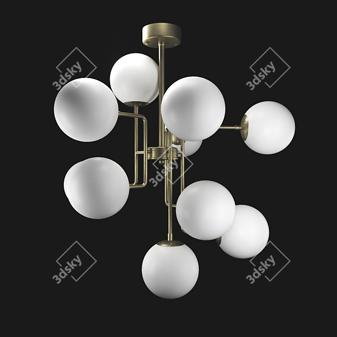 Elegant Eichholtz Chase Chandelier 3D model image 2